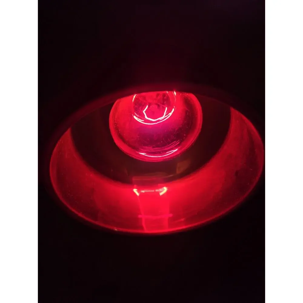 Thrive Reptile Dome Light Fixture DPDL-55 Black 100W Max w/ Red Heat Bulb & Swit